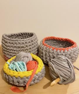 T-shirt Yarn Crochet hosted by Creative Coati